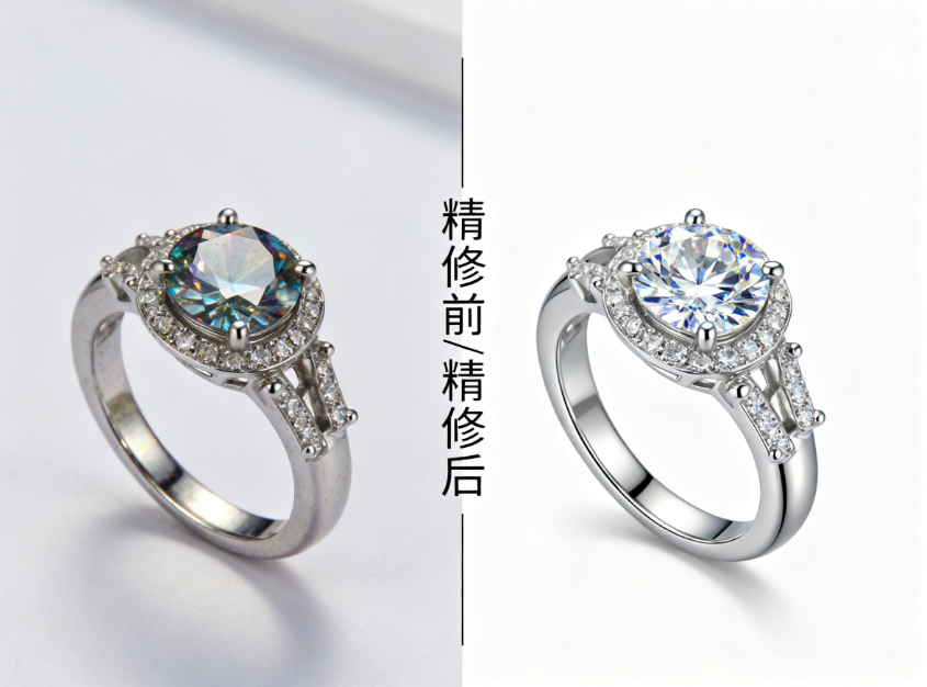 AI修图前后精修对比图