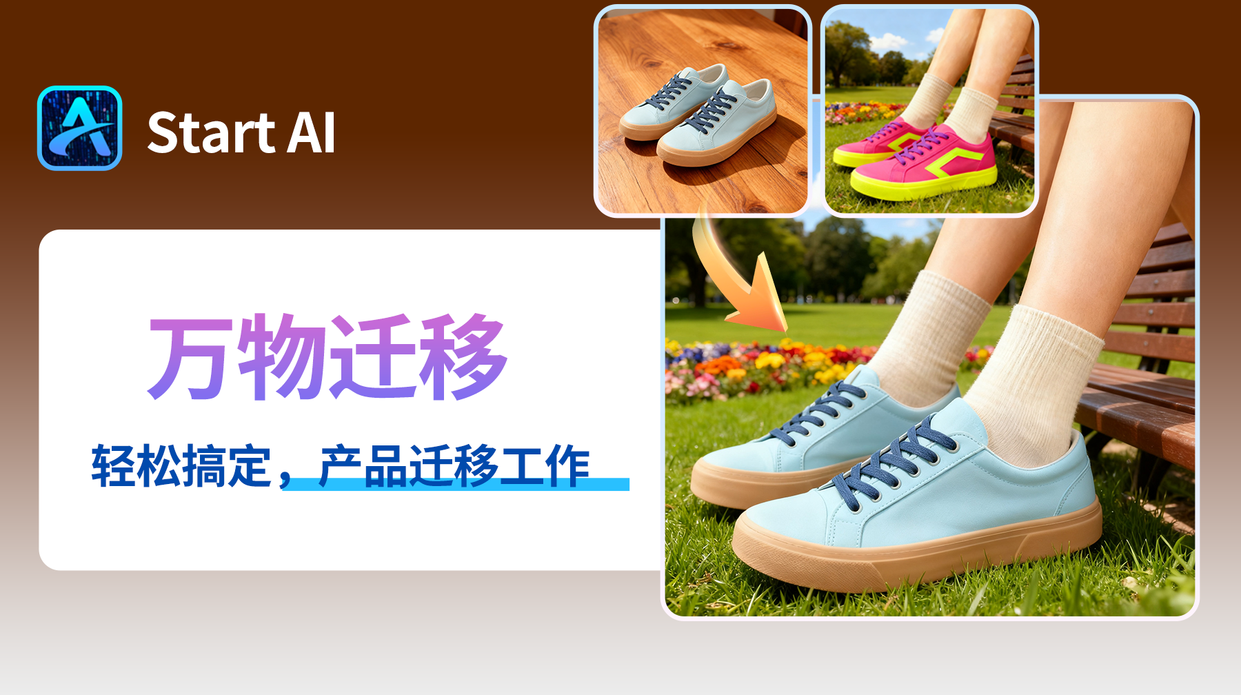 StartAI万物迁移功能全解析！一键替换/迁移产品保姆级教程来袭！