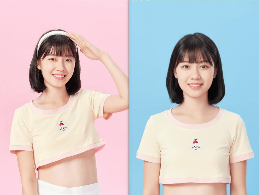 AI修图 原图和生成效果对比图