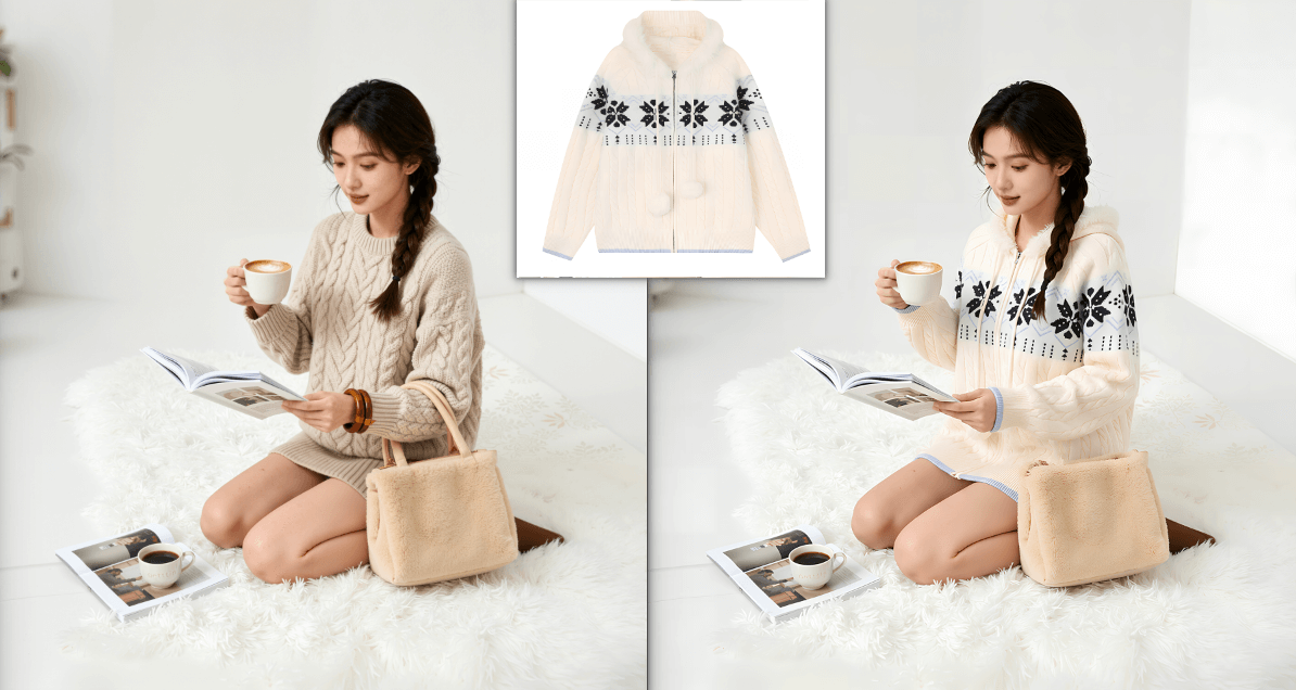 Ps NanoBanana怎么给模特换衣服?3 步搞定衣服替换