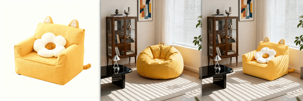 AI修图 前后对比图