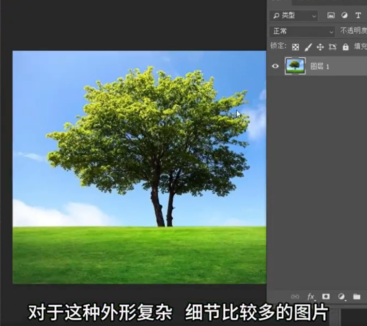 PS抠图-通道抠图