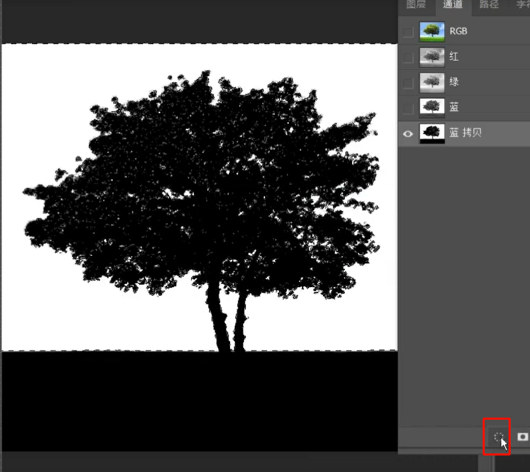 PS抠图-通道抠图