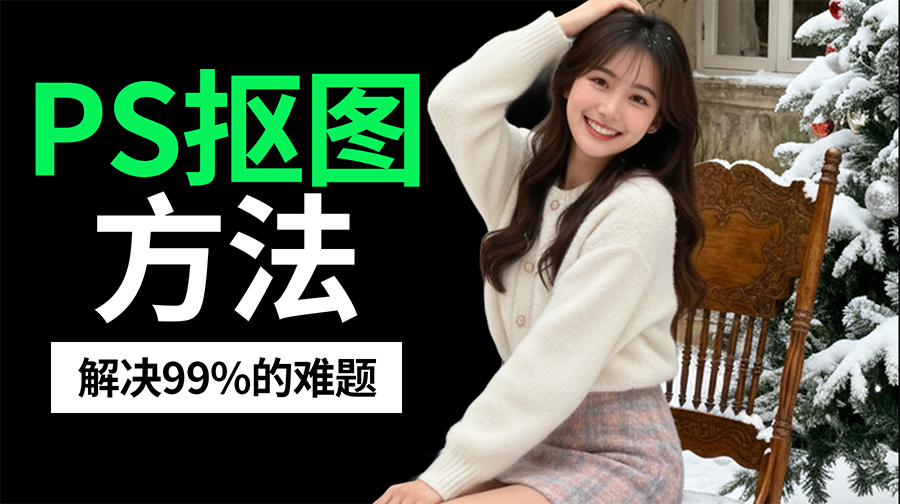 PS抠图又快又干净的3种方法