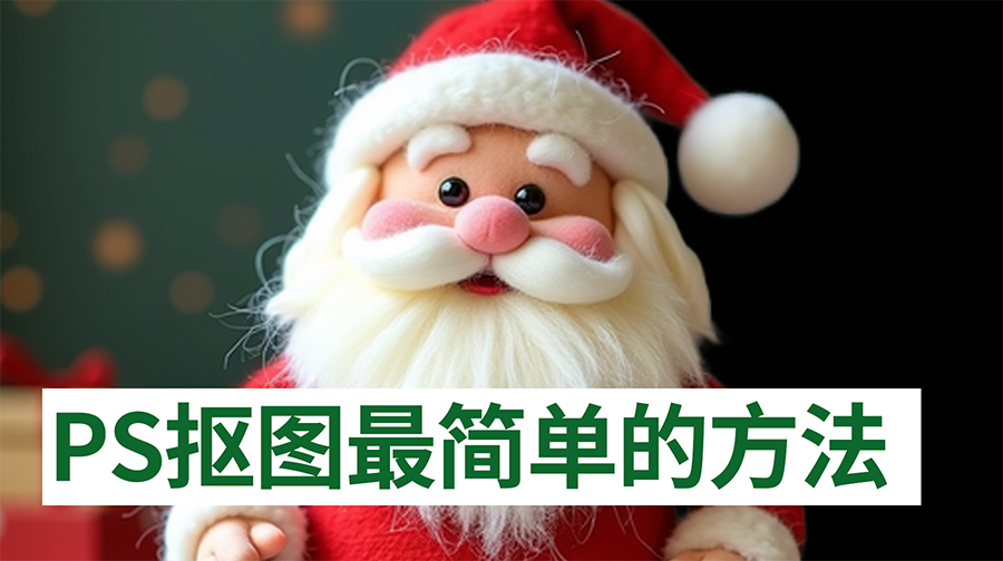 PS抠图最简单的1种方法