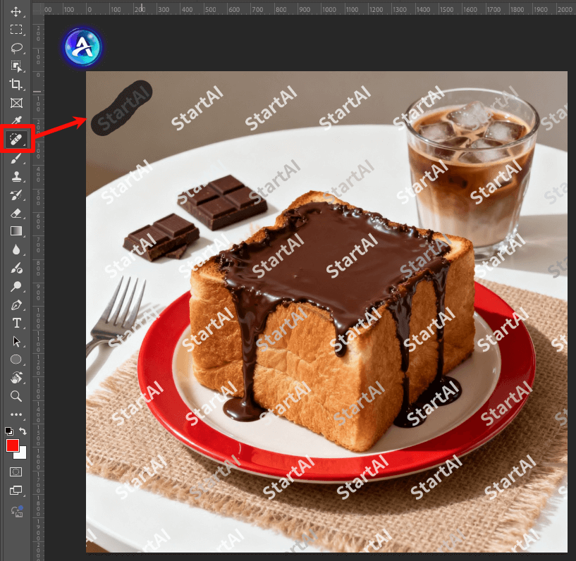 PS去水印 污点擦除