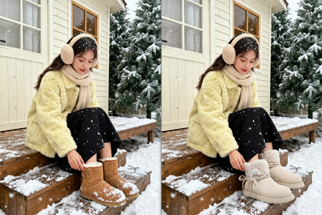 PS 前后对比效果图