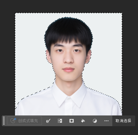按住删除键即可删除不要的部分