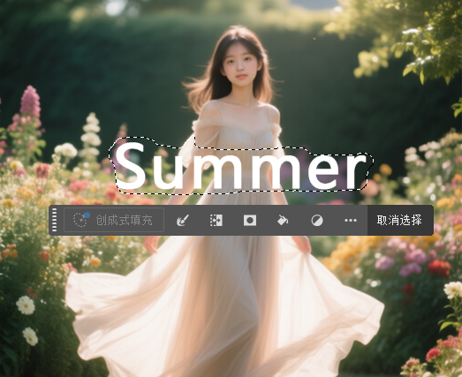 Ps快速选择工具选择图片区域