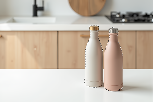 用快速选择工具选择主体