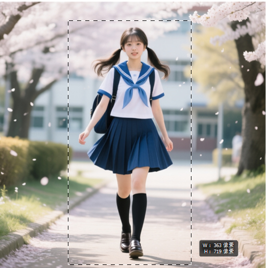 框选图中的主体,AI会自动识别