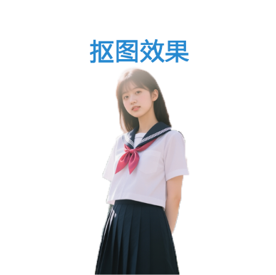 快速选择工具抠图的效果