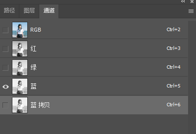 复制需要的通道通道