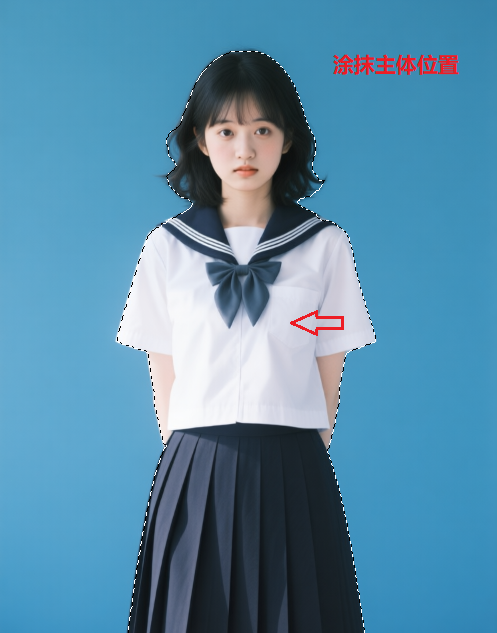 涂抹图片中的主体