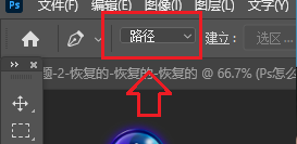 选择「路径」模式