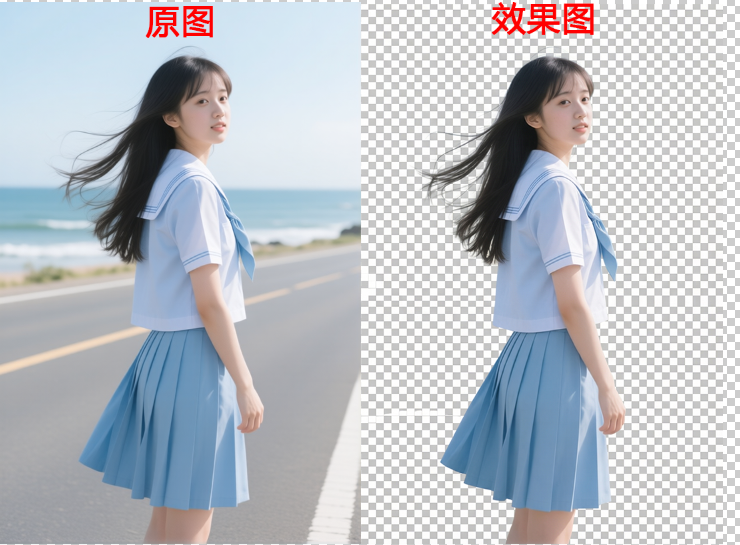 StartAI插件抠图效果图