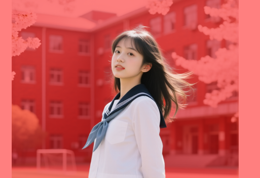 用调整边缘画笔涂抹头发区域