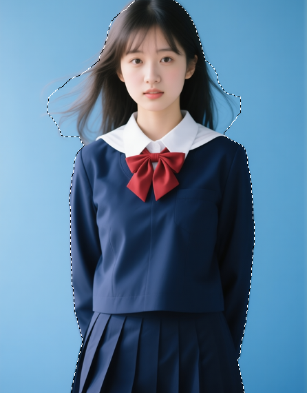 快速选择工具框选人物主体