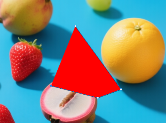 闭合会直接填充对应的颜色