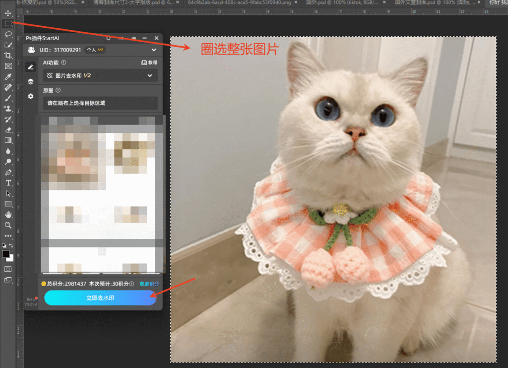 去除水印的不同方法