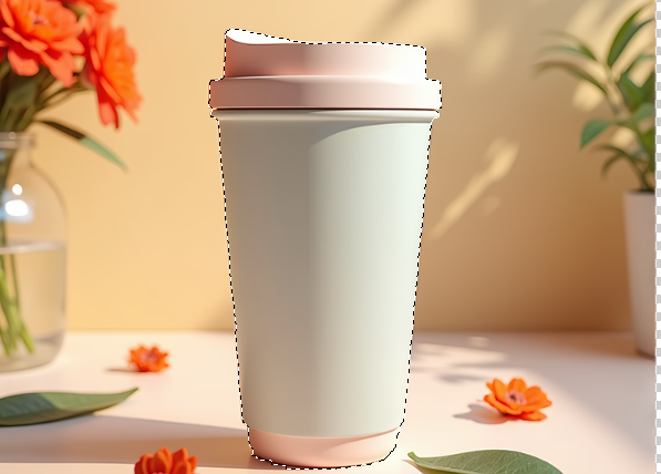 磁性套索抠图的效果