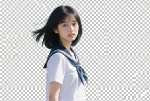 Ctrl键点击复制的通道缩略图载入选区