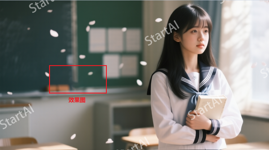 内容识别填充去除水印