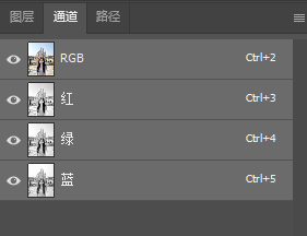 Ps中的通道面板