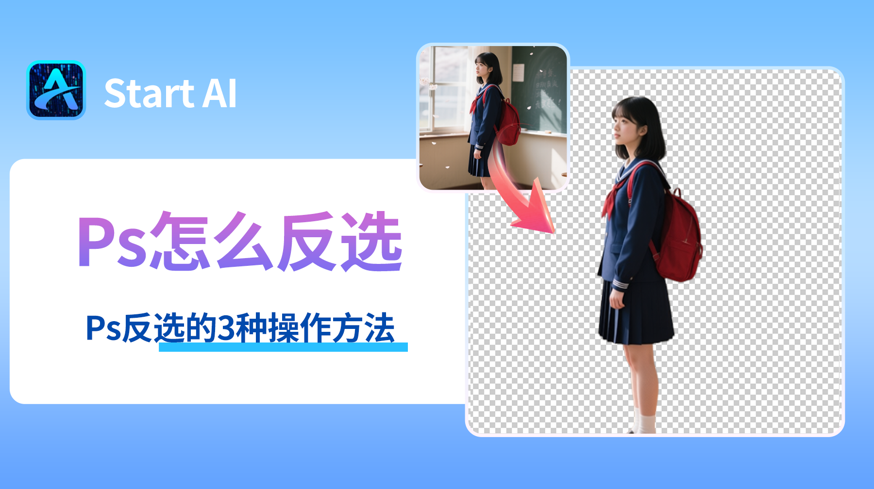 Ps怎么反选?Ps反向选区快捷键是什么?