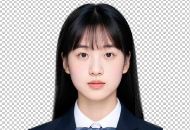 按Delete键删除照片的背景颜色