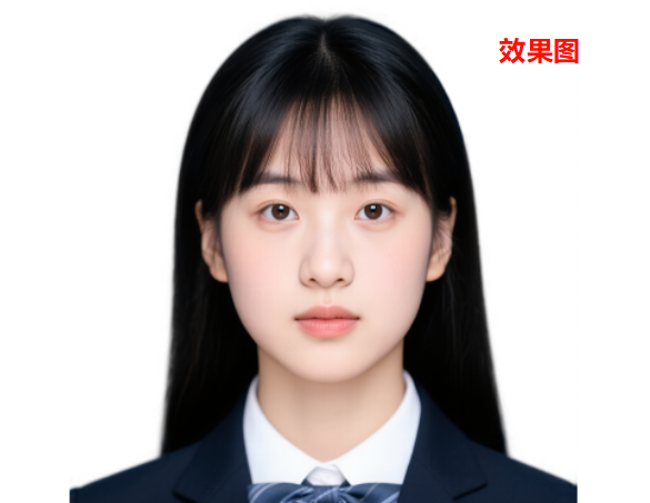 按Ctrl+D取消选区，查看效果