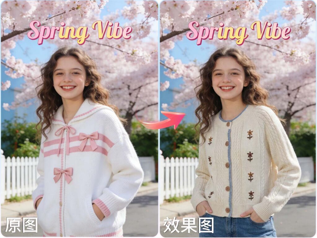 利用Banana修图给模特换外套教程