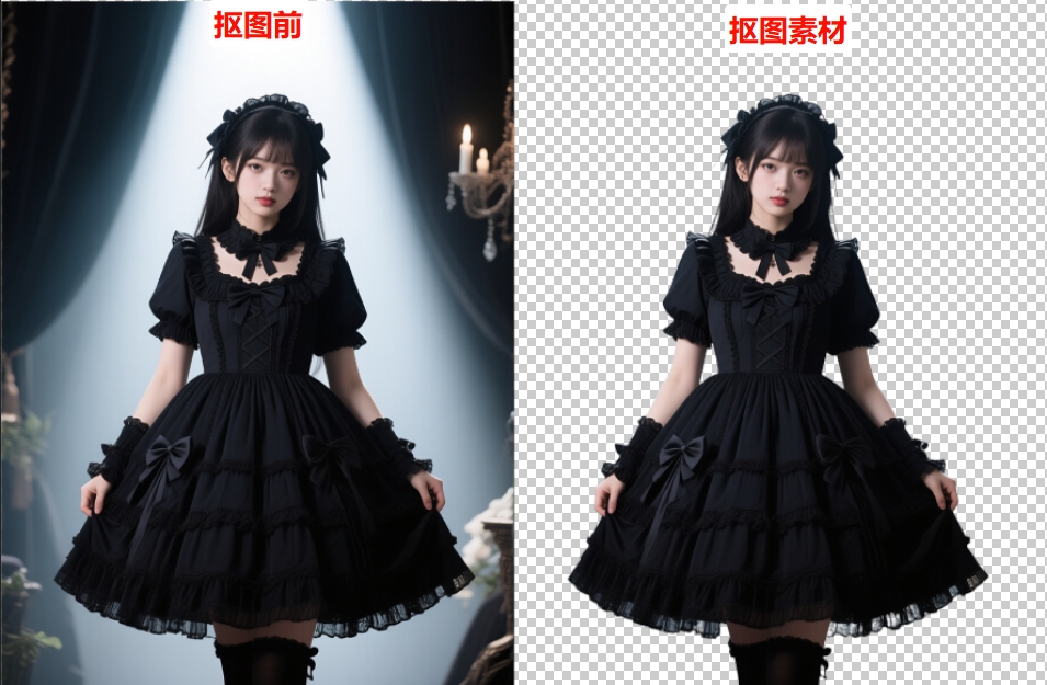 StarAI抠图去背景效果