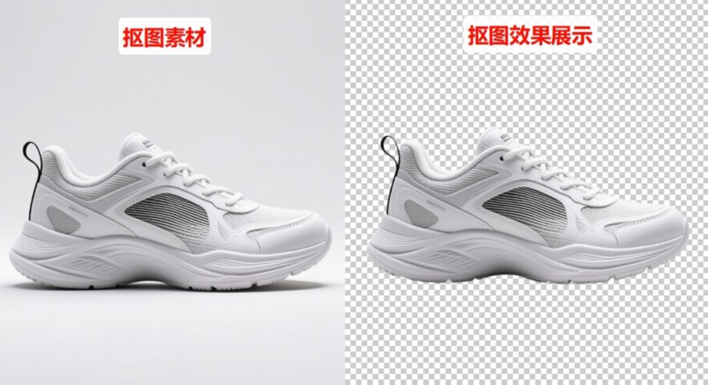 StartAI插件一键抠图效果