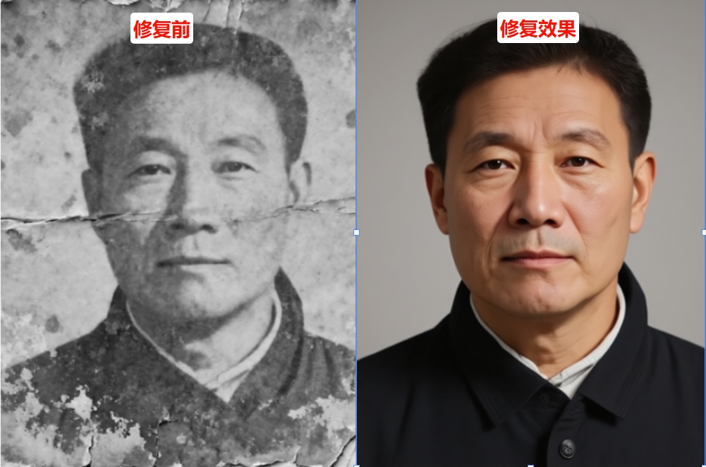 Banana给黑白照片上色效果