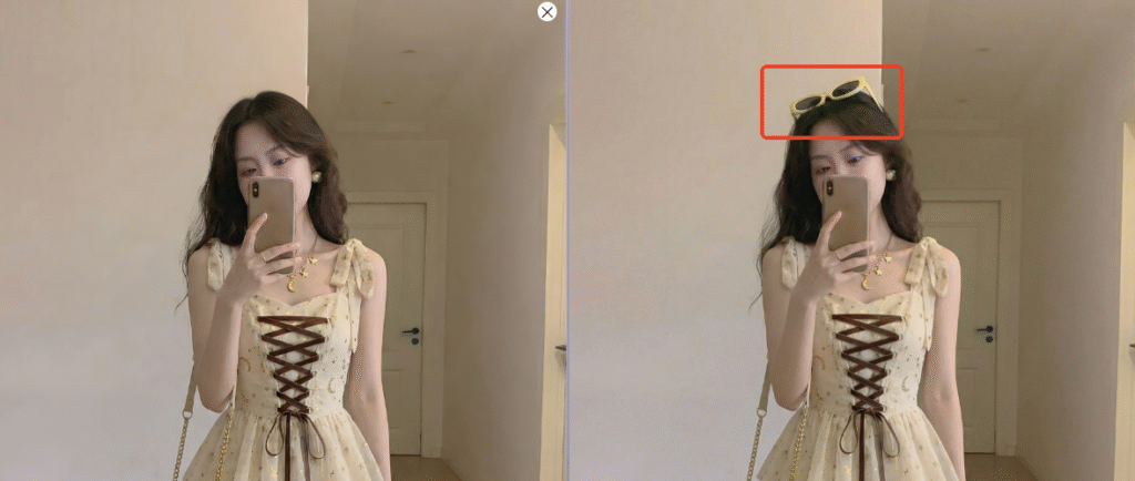 除图片上的杂物的前后对比