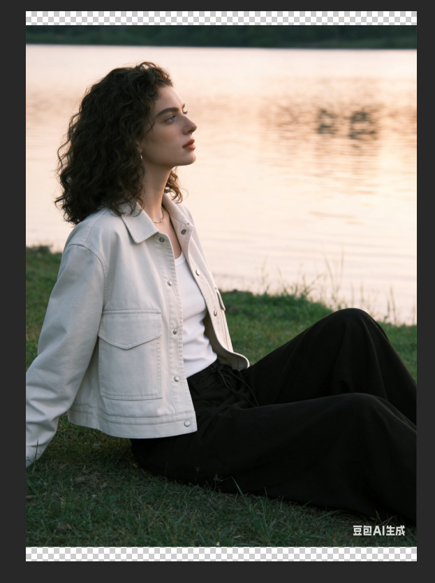 打开你要去水印的豆包 AI 生成图