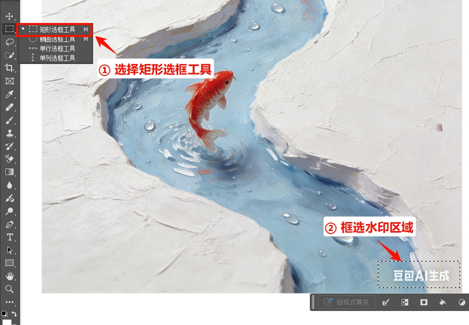 内容识别填充去水印文章步骤①