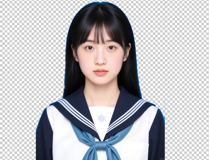 按下键盘上的Delete键，删除选中的背景