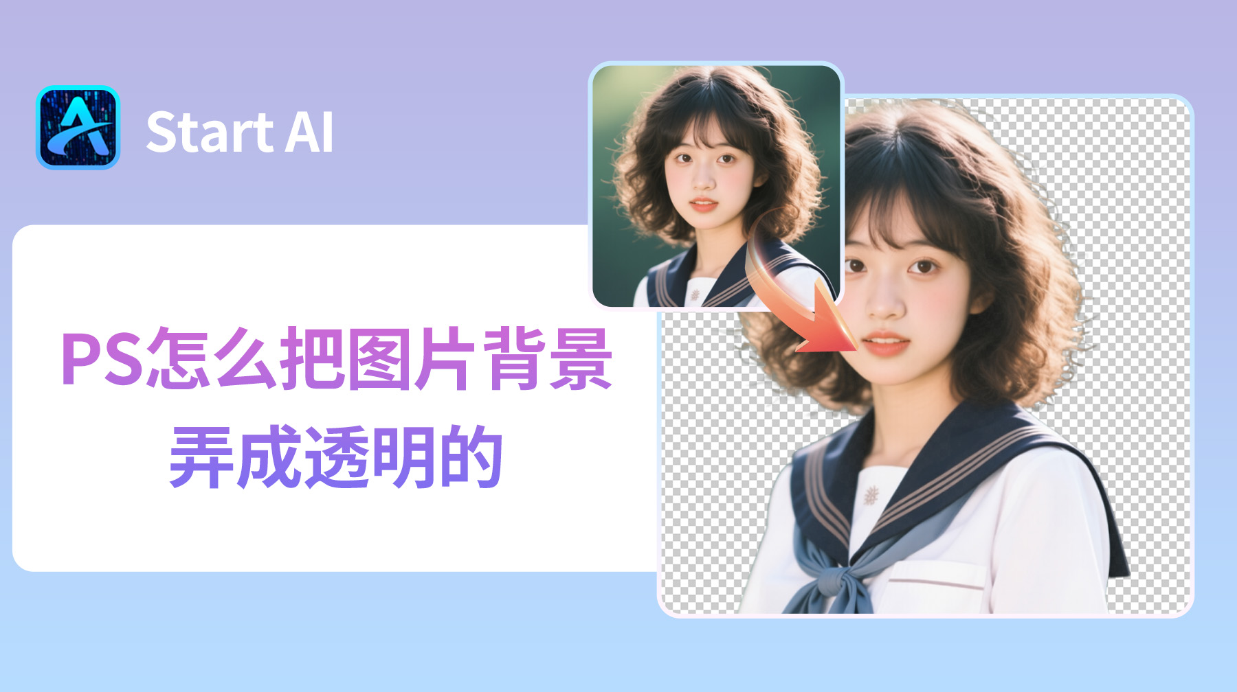 PS怎么把图片背景弄成透明的？新手必看图文教程