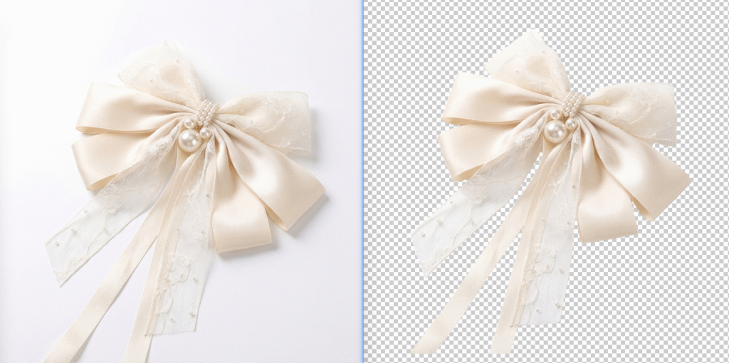 一键生成，完成白底图转透明底图