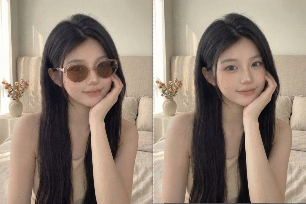 商家PS修图技巧，制作高点击率墨镜商品图前后对比