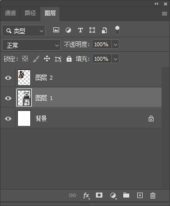 打开PS，分别导入“目标图片”和“源图片”