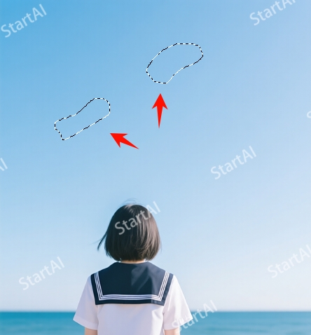 内容识别填充去除水印的方法