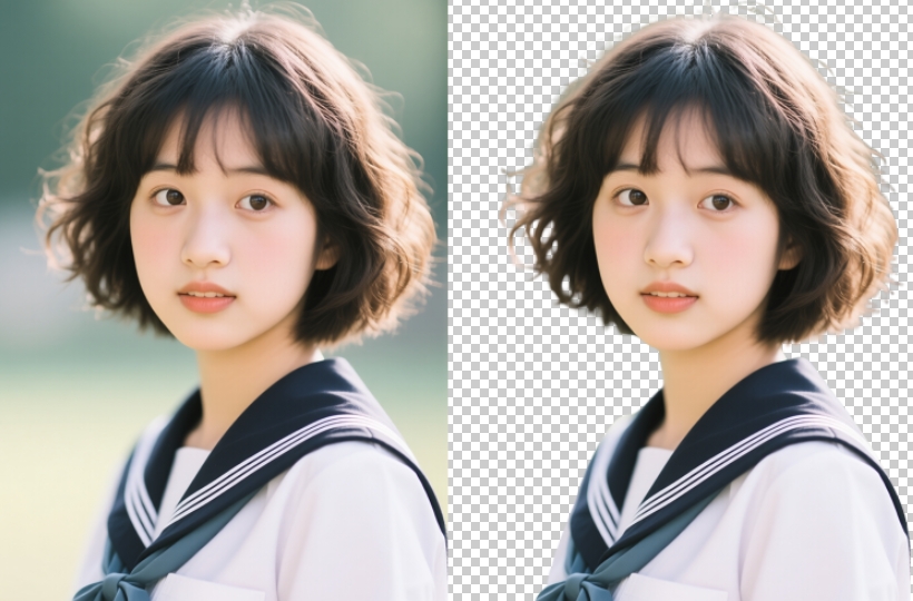 StartAI抠图去背景效果图