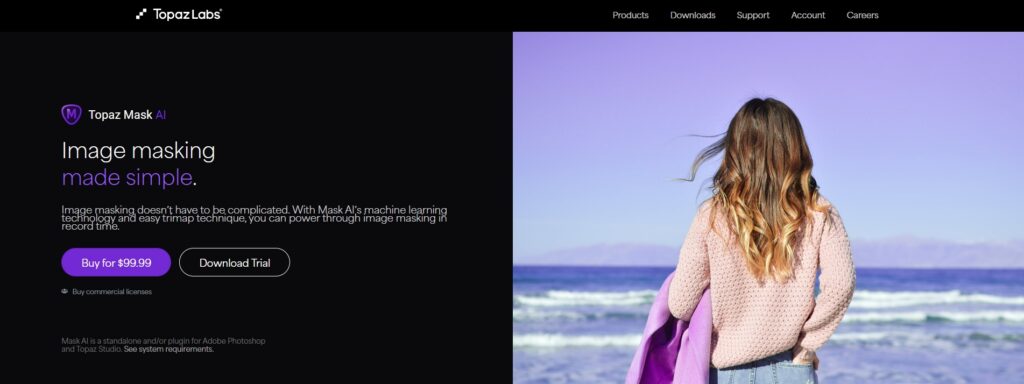 PS插件Topaz Mask AI,老牌抠图插件
