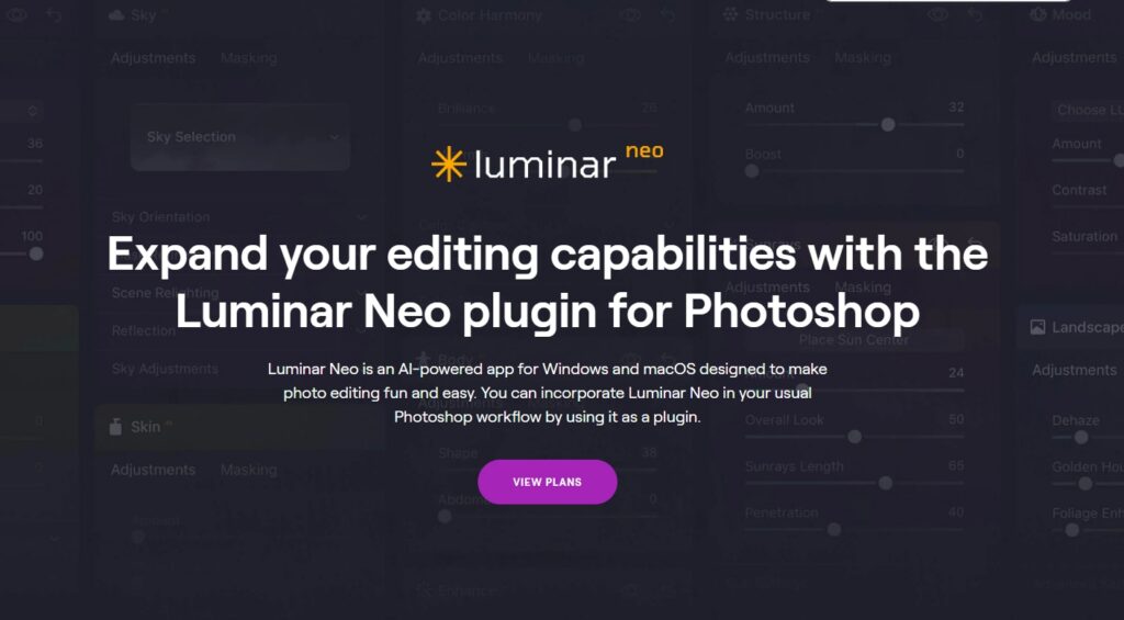 PS抠图插件Luminar Neo，修图抠图一体化