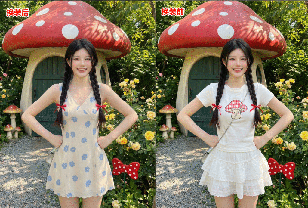 使用StartAI插件给模特换装