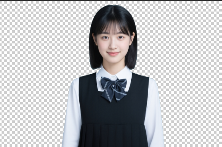 按Delete键删除背景