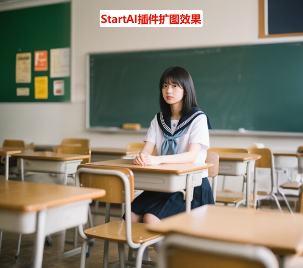 StartAI插件扩图效果